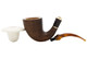 Davorin Denovic Ceramic Bowl Calabash XXL Tobacco Pipe 101-7710 Apart