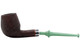 Reum Striped Green Egg Sandblast Tobacco Pipe 101-7761 Apart