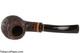 Lorenzetti Nero 24 Tobacco Pipe - Bent Billiard Rustic Top
