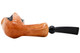 
Nording Spiral Natural Rustic Freehand Tobacco Pipe 101-9125 Bottom
